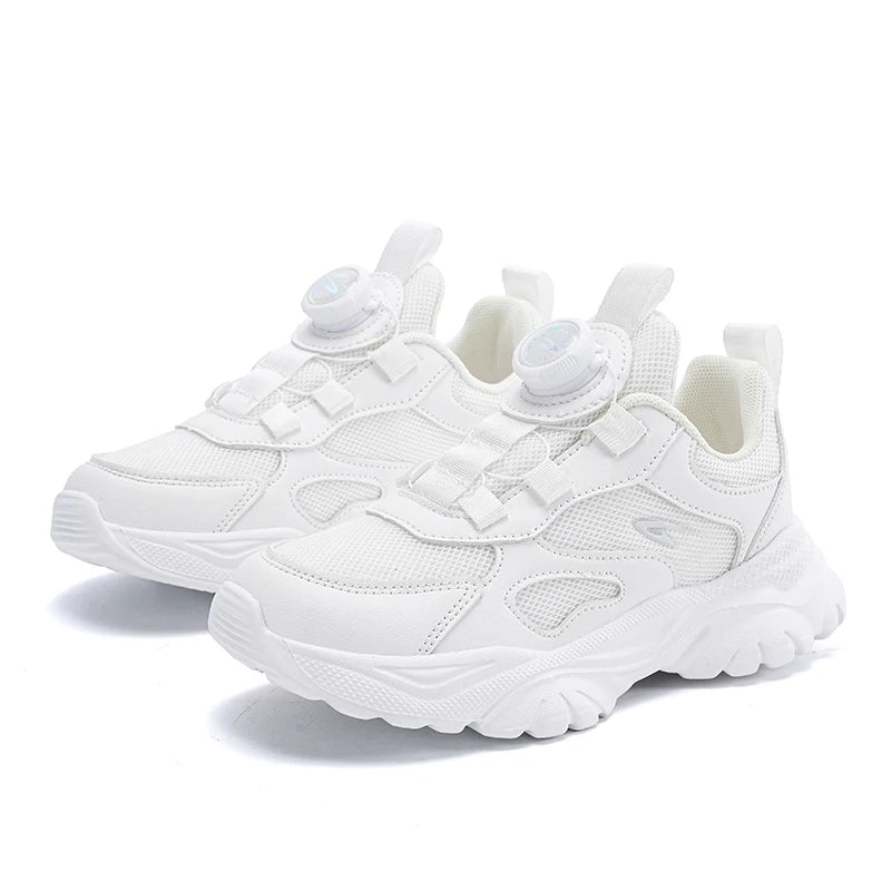 2025 Hot Selling Autumn Childrens Sports Shoes Lightweight and Simple Solid Color Running Shoes Arch Support Training Shoes