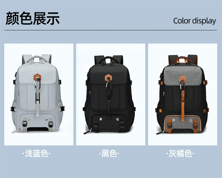 Backpack for men, large capacity travel bag, outdoor waterproof luggage bag, business trip hiking bag, student backpack, backpac