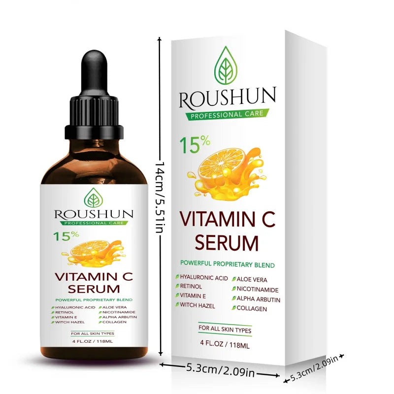 118ml Vitamin C SerumFace Care Skin Care Essence Liquid Hydrating Moisturizing EssenceTO Body, Eye, Face, HandEssential Oil