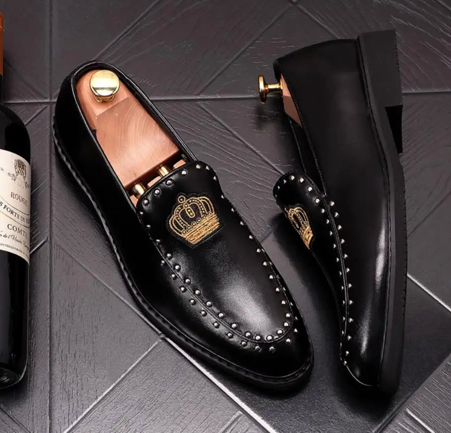 Men's Designer Oxford Loafers - Breathable Business Dress Shoes with Tassel