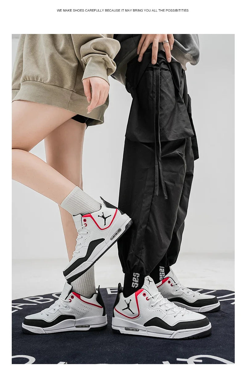 2025 New Casual Style Small Practical Wear Resistant Anti Slip Basketball High Quality Couple Model Breathable Shoes