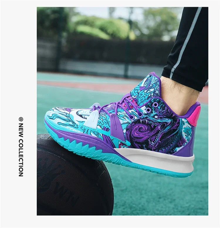 Basketball Shoes Cushion Anti Slip Sports Shoes Fitness Training Shoes Male Basketball Boots Basket Sneakers 2024 Couple Style