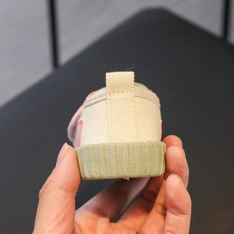 Kids Shoes Girls Boys Sneakers Canvas Toddler Breathable Shoes Spring Running Sport Baby Soft Unisex Casule Sneaker for 1-8Y