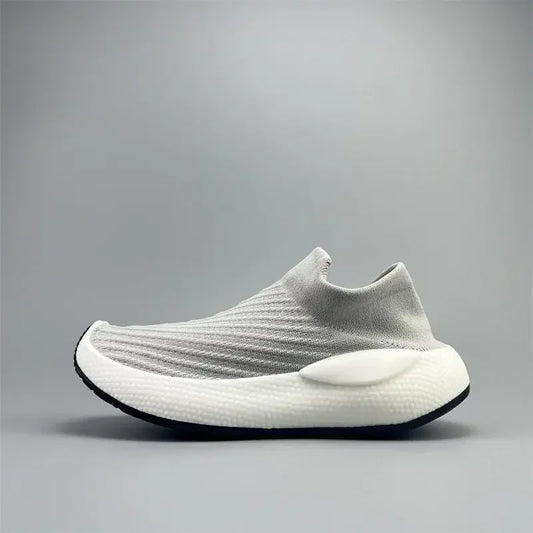 Men's Platform Sneakers - Slip-On Casual Shoes for Gym & Daily Wear