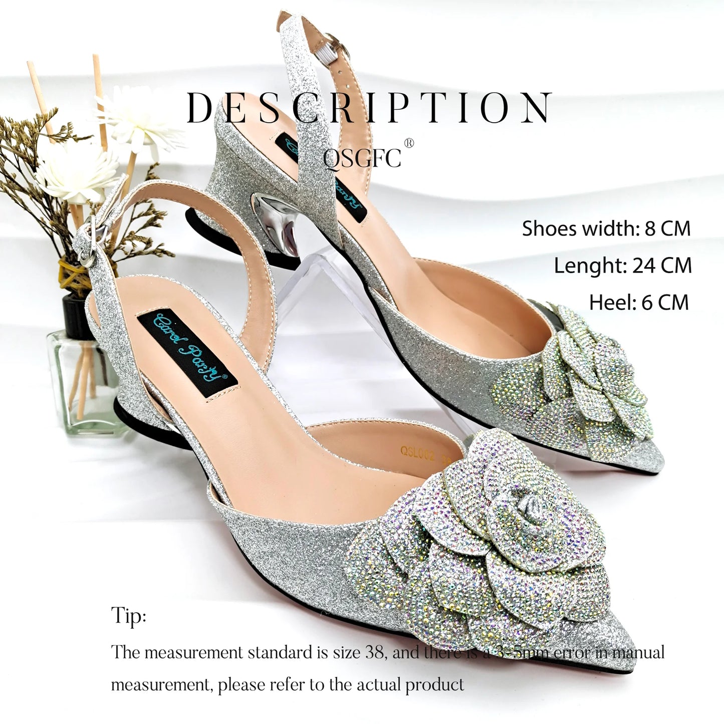 2024 Elegant Ladies Shoes with Bag Set Italian Design Evening Shoes with Bag Comfortable Pointed Toe Shoes For Party Women Shoes