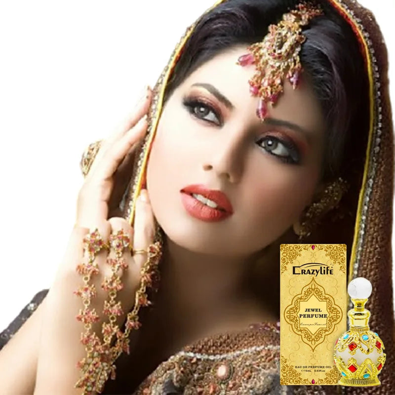 15ml Arabian Premium Alcohol Free Women's Perfume Long Lasting Floral Citrus Fragrances Suitable Daily Business Perfume