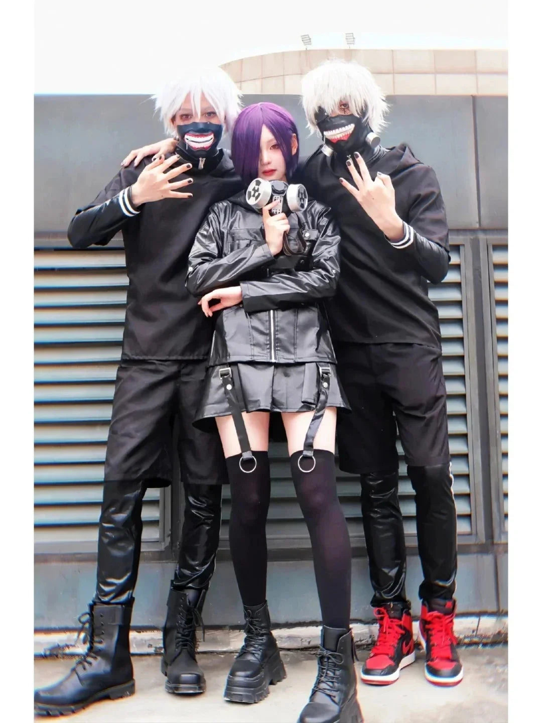 2025halloweenTakGhoul Anime Cosplay Costumes pour hommes, veste à capuche, pantalon, short, ensemble complet de tenues, perruque