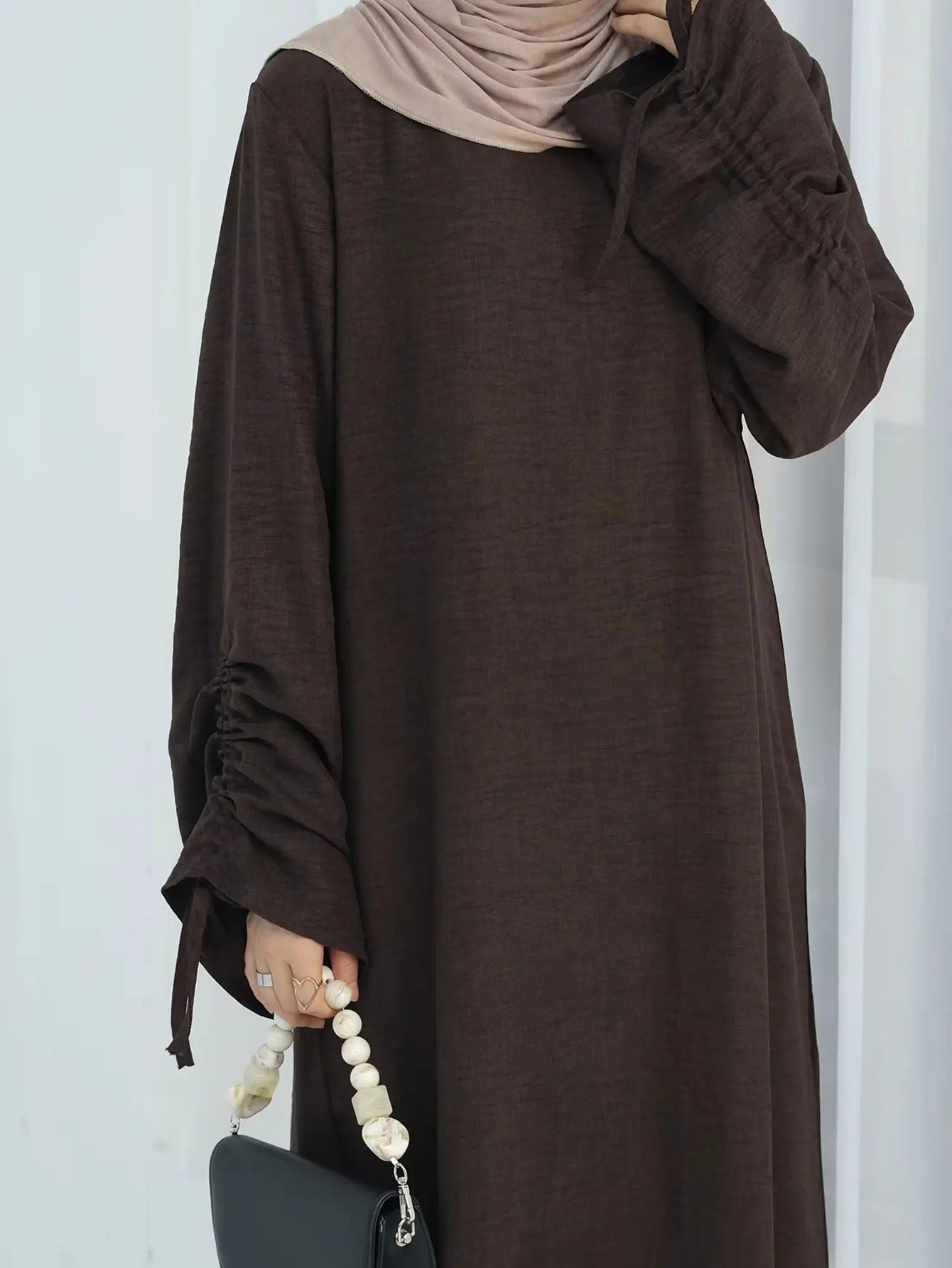 Arab Long Robe Abaya Modest Dress for Women Dress Dubai Saudi Eid Muslim Vestidos Ramadan Morocco Abayas Kaftan Islamic Clothing