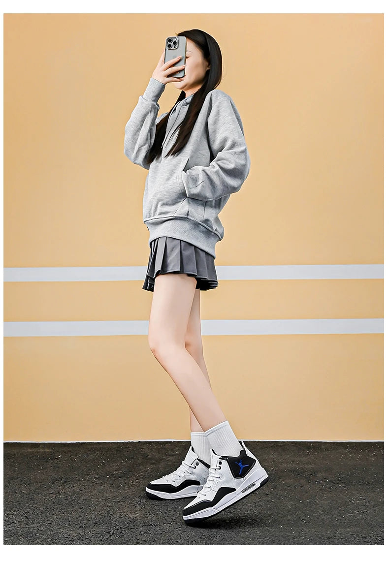 2025 New Casual Style Small Practical Wear Resistant Anti Slip Basketball High Quality Couple Model Breathable Shoes