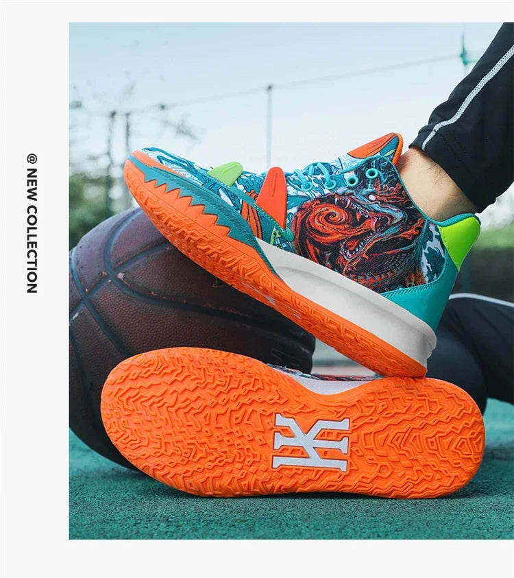 Basketball Shoes Cushion Anti Slip Sports Shoes Fitness Training Shoes Male Basketball Boots Basket Sneakers 2024 Couple Style