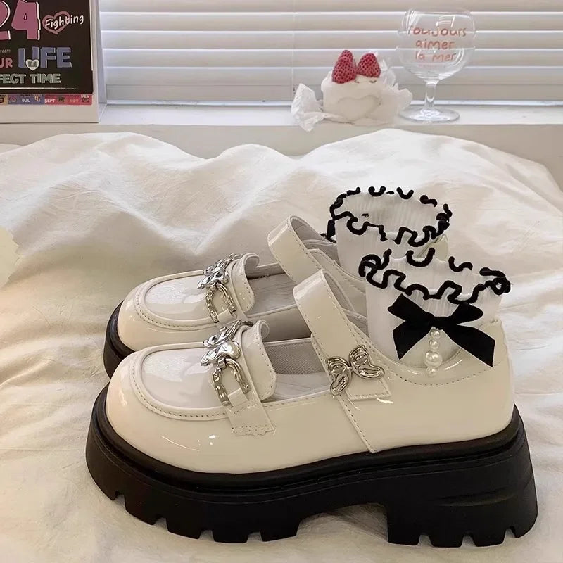 2025 Autumn New Children Leather Shoes for Girls Fashion Princess Soft Bottom Comfortable Casual Anti-slippery Versatile Shoes