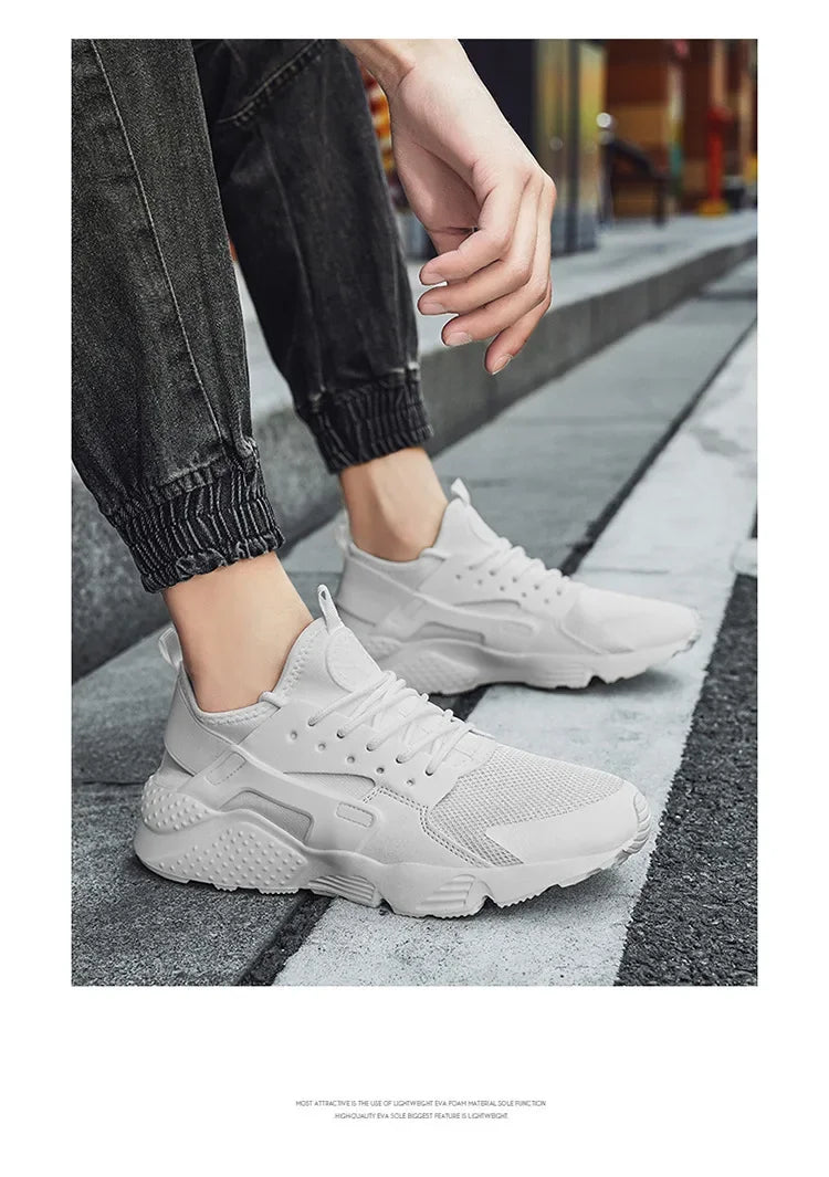 Size 36-47 Casual Sports Shoes for Men and Women Lightweight Mesh Breathable Summer Running Shoes, Fashionable EVA Outsole