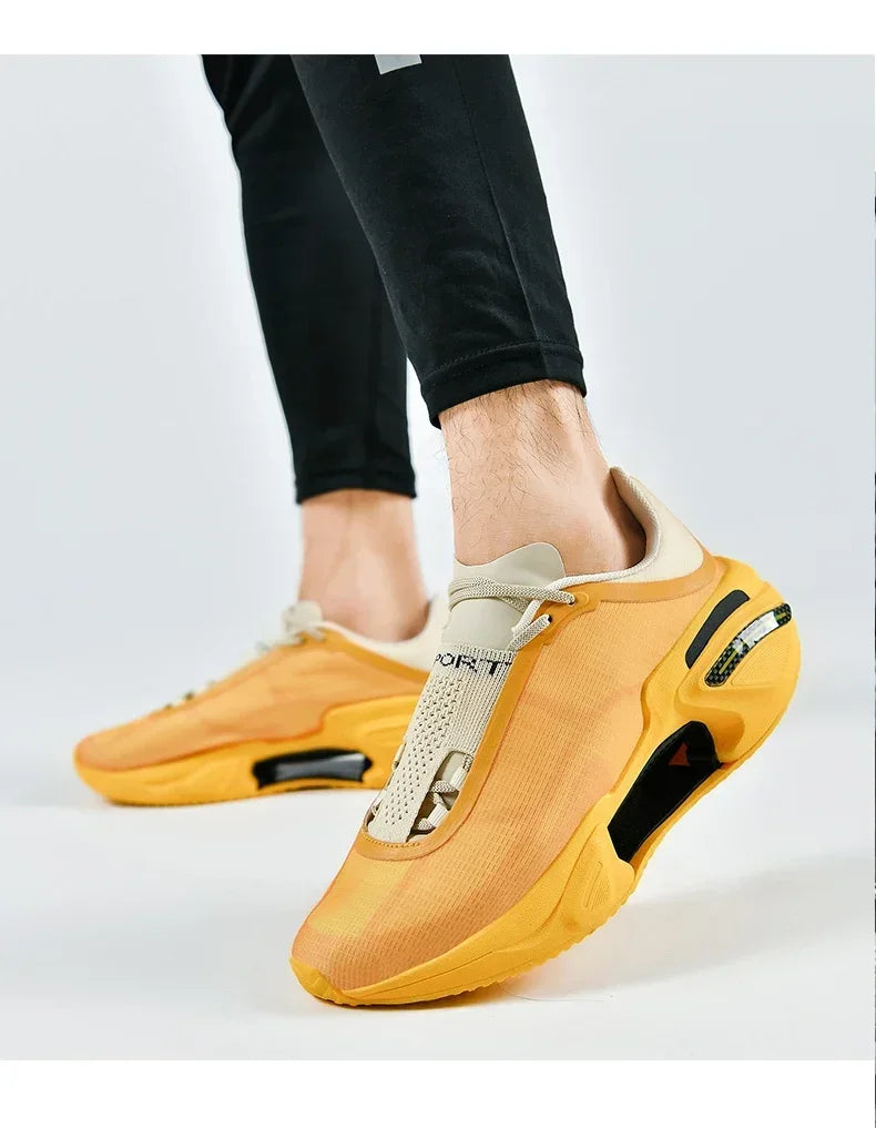 2025 New Running Shoes for Men and Women, Carbon Plate Stable Support, Non-Slip Rebound Breathable Thick-Soled Sports Shoes
