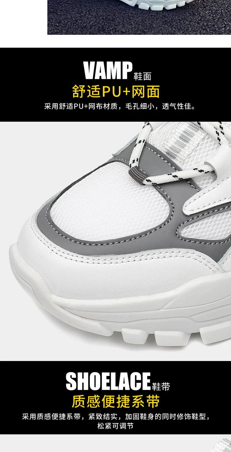 2025 New Spring Men's Shoes Trend Spring Breathable Mesh Shoes Sports and Leisure Running Trendy Shoes Versatile Shoes