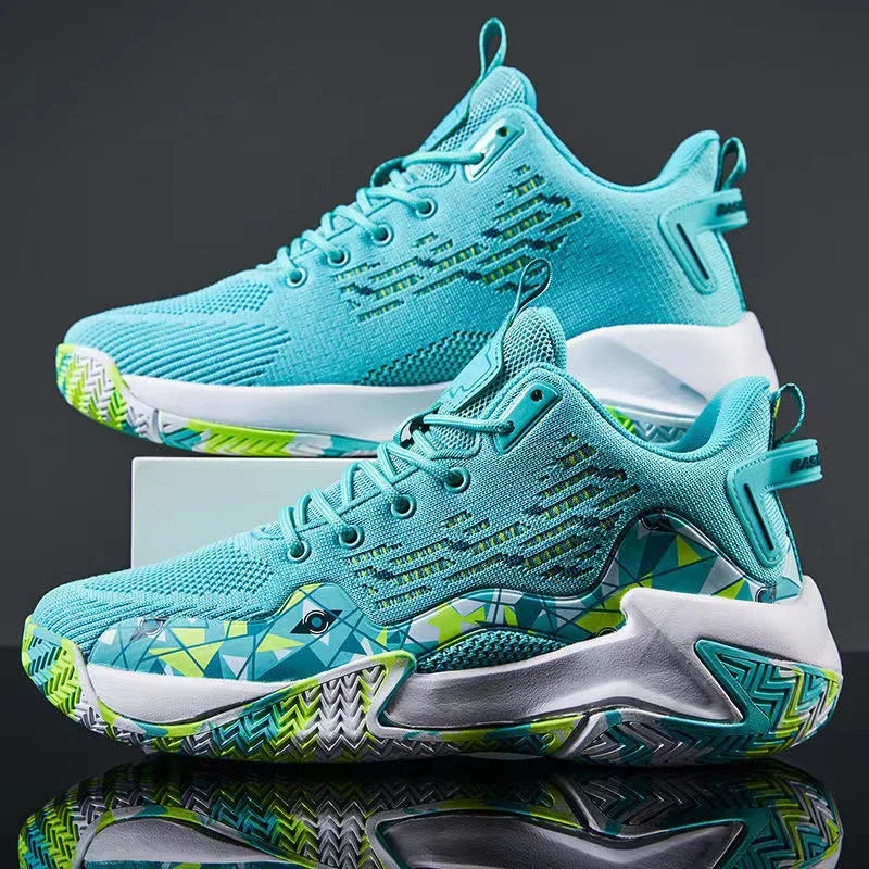2024 new popular basketball shoes, breathable running shoes for teenagers and students, fashionable men's sports shoes
