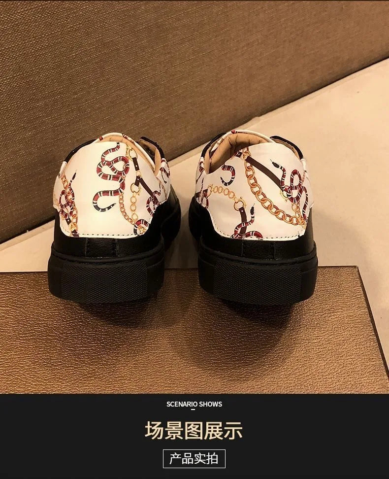 Men's Lac-up Sport Shoes outdoors Handmade Leather Casual Shoes Design Sneakers Man Comfortable Sports shoes