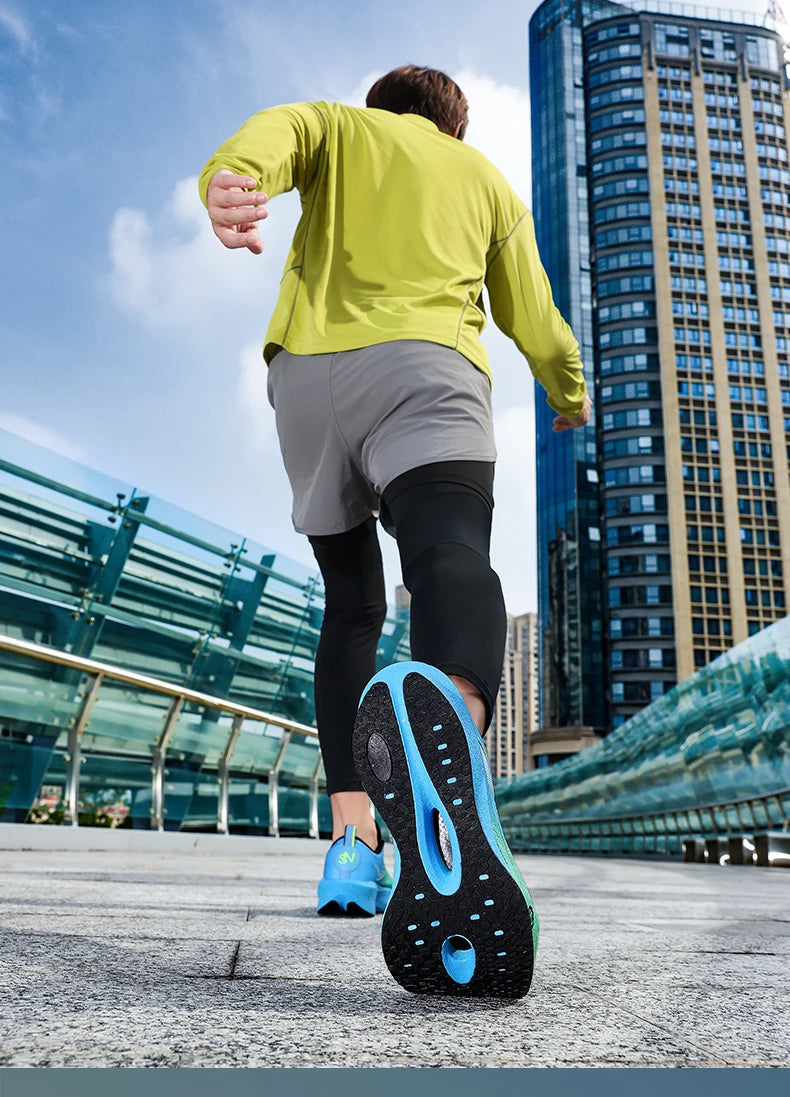 Running Shoes Men Carbon Plate Speciality Marathon Sports Breathable Lightweight Women's Comfortable Nonskid Leisure Sneakers