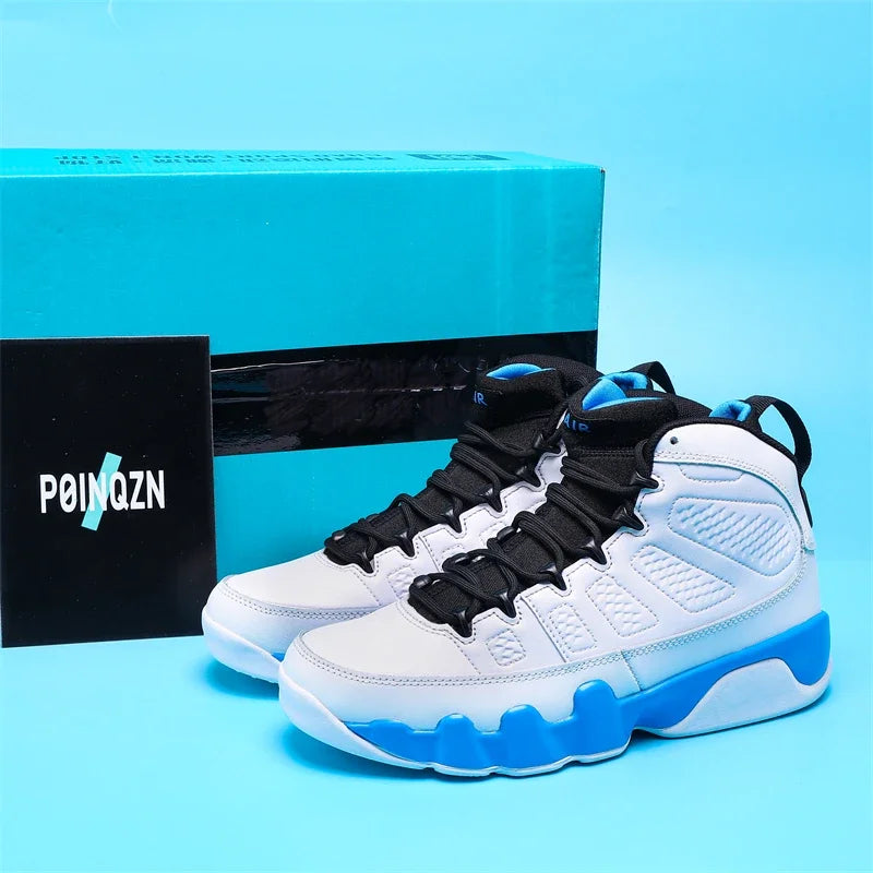 New High-top Basketball Shoes Men Outdoor Sneakers Resistant Air Cushioning Shoes Breathable Sport Shoes Fashion Running Shoes