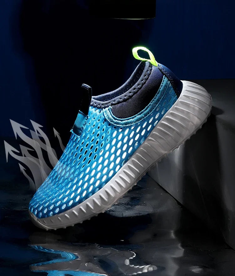 Sports Shoes for Children Summer Fashion Kids Running Shoes Boys Sneakers Tennis Girl Mesh Breathable Trainers Zapatillas Niño 8