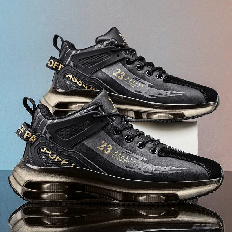 Men Sneaker Shoes Casual Sports Basketball Shoes for Men High Top Male Running Shoes Walking Style Shoes Fashion Footwear