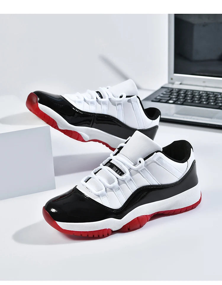 Shoes Men's Shoes Leather Retro Low-Top Basketball Trendy Shoes Men's and Women's Comfortable Casual Shoes Sports Shoes