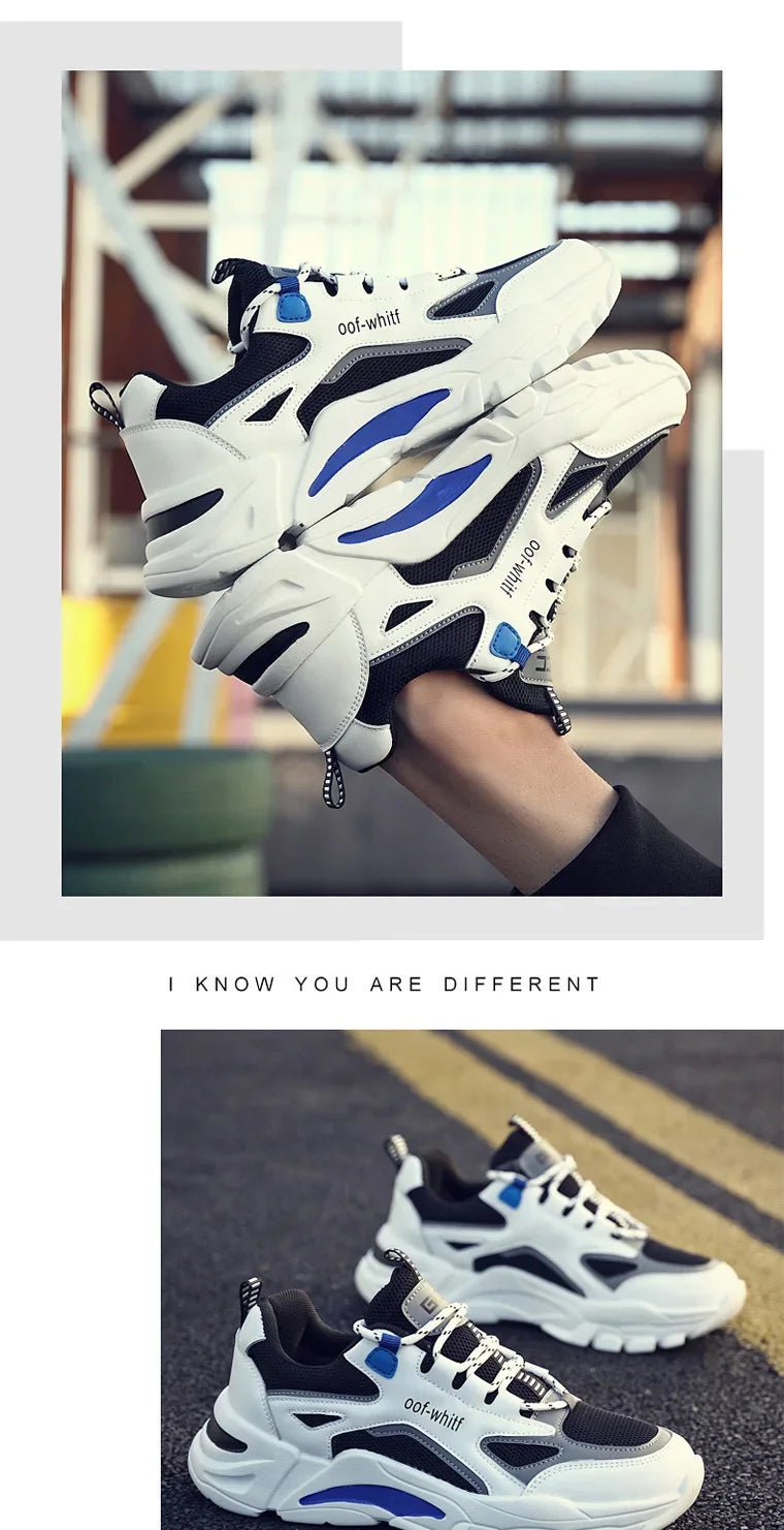 2025 New Spring Men's Shoes Trend Spring Breathable Mesh Shoes Sports and Leisure Running Trendy Shoes Versatile Shoes