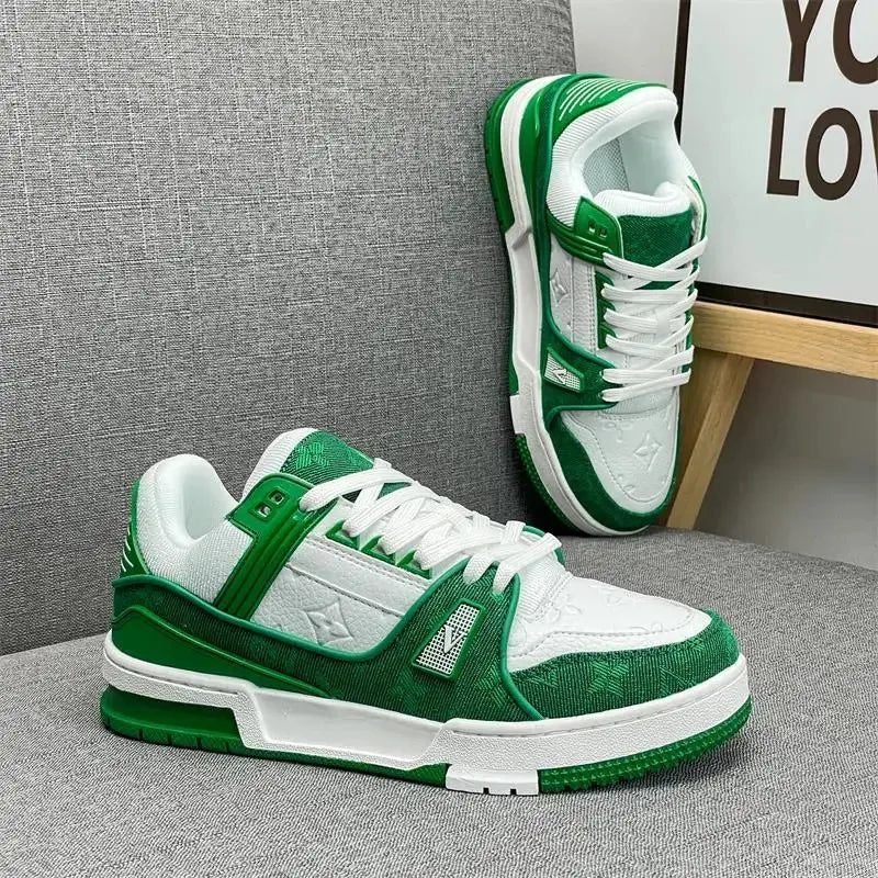 Retro style 5350-Trend Color-Block Shoes Versatile Casual Trendy Shoes 2026 Korean Version Platform Men's and Women's Shoes