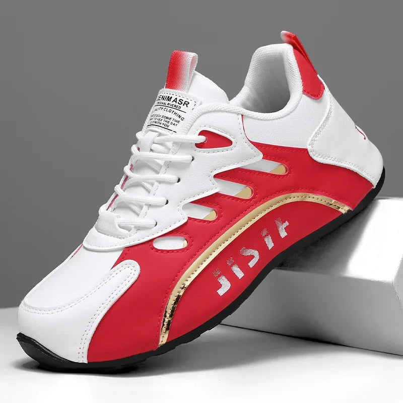 2025 Men Sneaker High Quality Leather Casual Shoes for Men Fashion All-match Sports Shoes Platform Comfortable Men Running Shoes