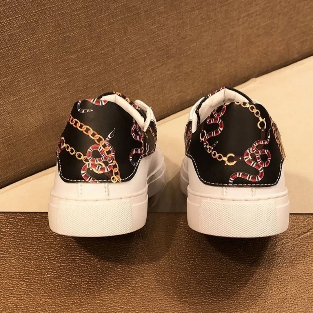 Men's Lac-up Sport Shoes outdoors Handmade Leather Casual Shoes Design Sneakers Man Comfortable Sports shoes