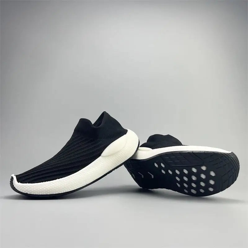 Men's Platform Sneakers - Slip-On Casual Shoes for Gym & Daily Wear