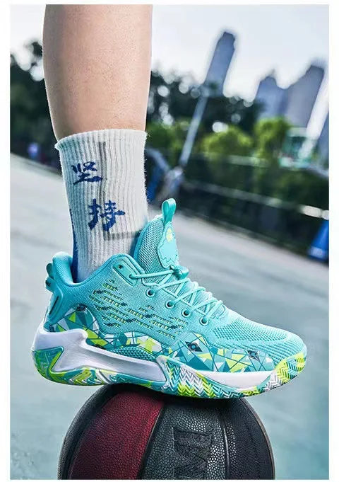 2024 new popular basketball shoes, breathable running shoes for teenagers and students, fashionable men's sports shoes