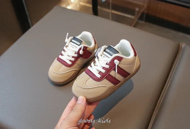 Autumn Winter Children's Casual Shoes Girls' Sneakers Fashion Children's Breathable Running Soft Shoes Size 22-31 Toddler 3Color