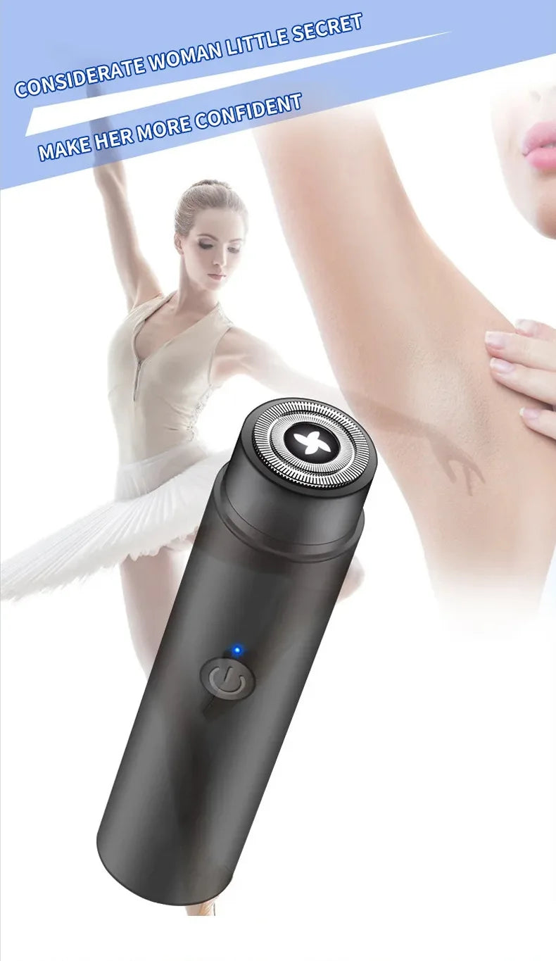 033Mini Portable Electric Shaver Shaver, Self-Assistant Hair Maker,Cordless Rechargeable, For Eyebrows, Upper And Lower Lips, Ch