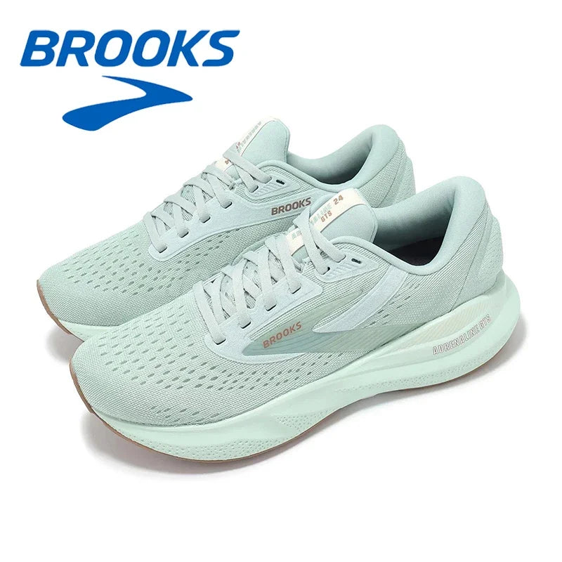 (Authentic) Brooks Adrenaline GTS 24 Stylish Commuter Running Shoes Mesh Breathable Outdoor Casual Sports Shoes