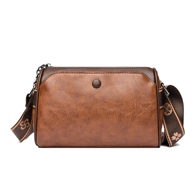 Women High Quality Soft Leather Shoulder Bags Luxury Designer Purses Crossbody Bag Ladies Vintage Messenger Commuting Sac A Main