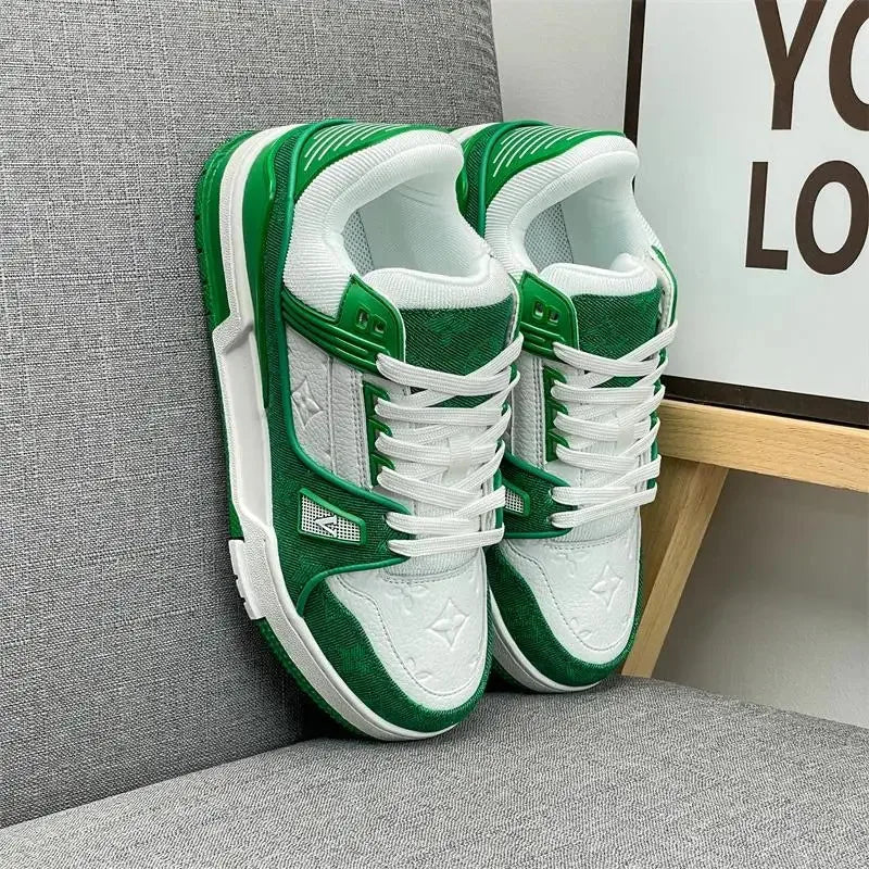 Retro style 5350-Trend Color-Block Shoes Versatile Casual Trendy Shoes 2026 Korean Version Platform Men's and Women's Shoes