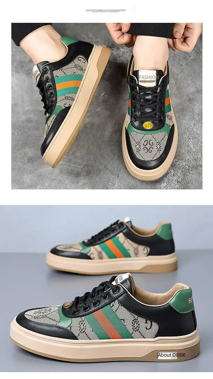 Men's Shoes Korean Style Breathable Shell Toe Trendy Versatile British Sports Men's Casual Shoes Sneakers