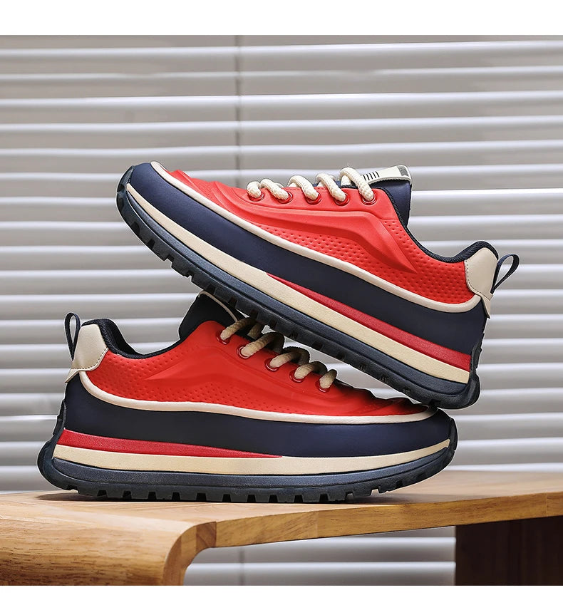 Casual Sneaker Round Toe Men's Sneakers Sports and Leisure Shoes for Men Soft and Comfortable Loafers Wear-resistant Non-Slip