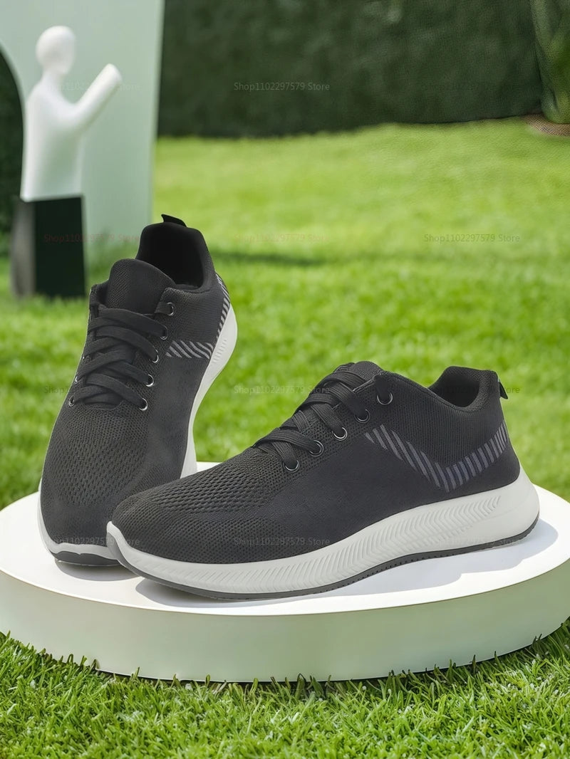 Men's youth outdoor casual shoes 2025 breathable sports running tennis walking sports shoes for training fitness exercises