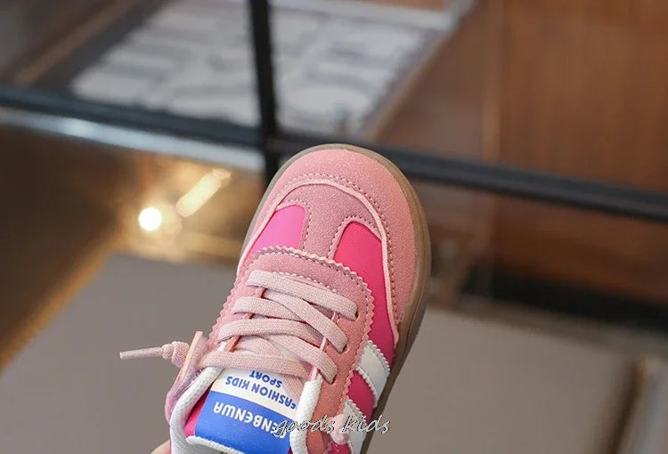 Autumn Winter Children's Casual Shoes Girls' Sneakers Fashion Children's Breathable Running Soft Shoes Size 22-31 Toddler 3Color