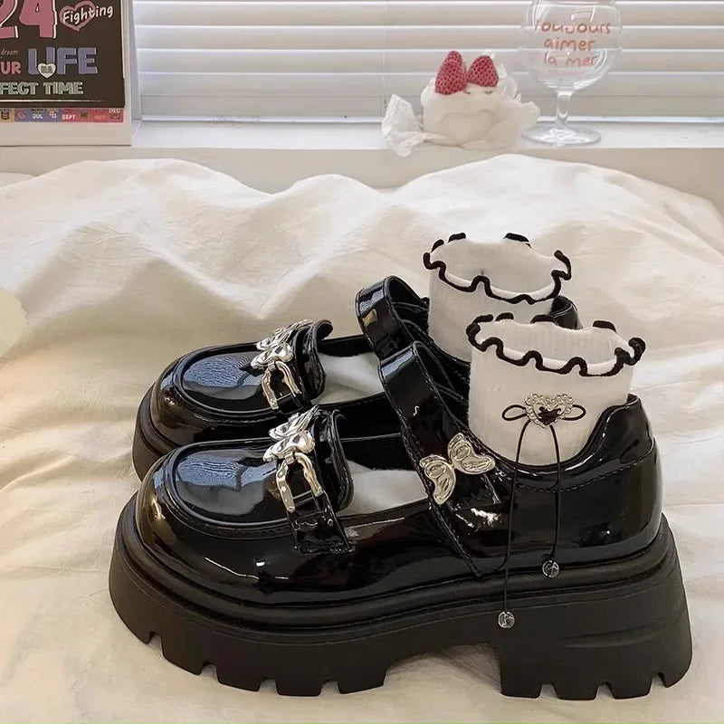 2025 Autumn New Children Leather Shoes for Girls Fashion Princess Soft Bottom Comfortable Casual Anti-slippery Versatile Shoes
