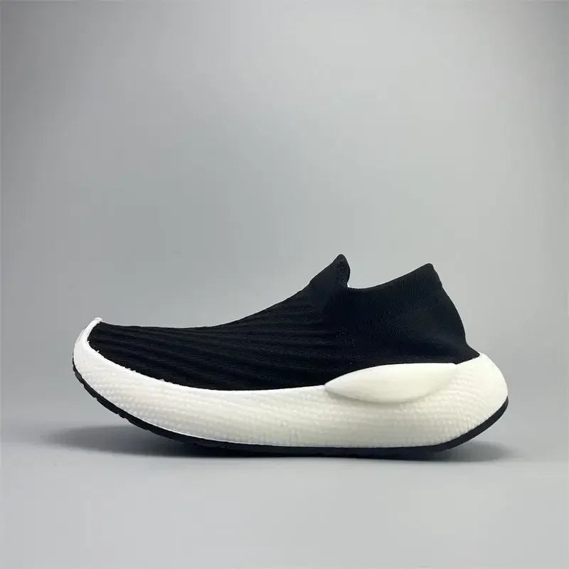 Men's Platform Sneakers - Slip-On Casual Shoes for Gym & Daily Wear