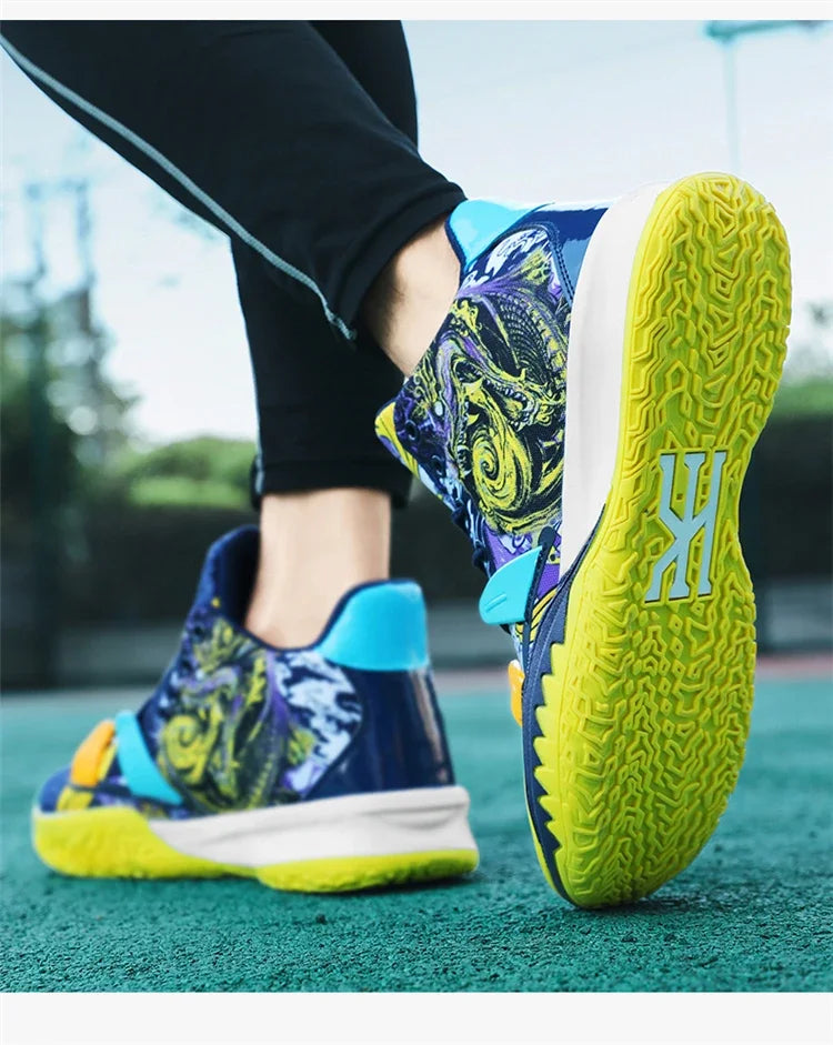 Basketball Shoes Cushion Anti Slip Sports Shoes Fitness Training Shoes Male Basketball Boots Basket Sneakers 2024 Couple Style