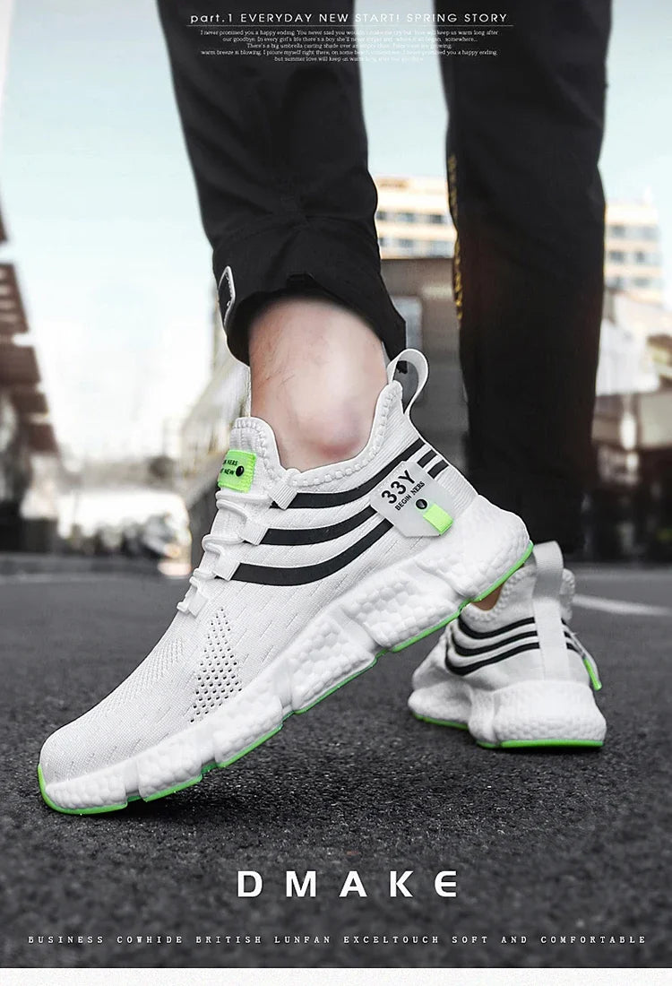 New Trend Breathable Casual Men's 2024 Spring and Autumn Sports Shoes Tenis Masculino Zapatillas Hombre Fashion Running Shoes