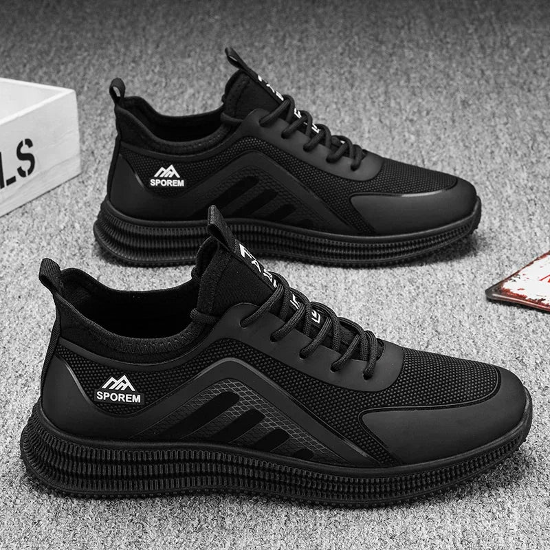 Sports Shoes Man's Lightweight Soft Sole Casual Comfortable Shoes Thin Flat Bottom Resistant To Dirt Trendy Streamline Anti-slip