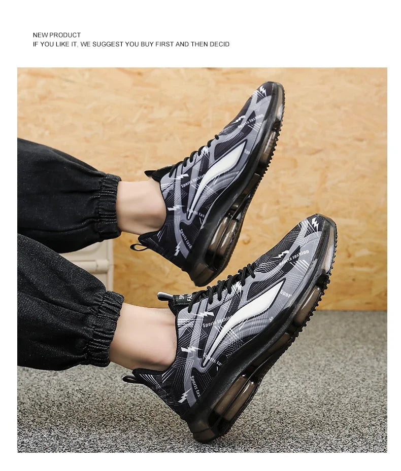 Fashion Sneakers for Men and Women,Non Slip Casual Sneakers Outdoor Athletic Sport Running Shoes Large Sizes 36-47