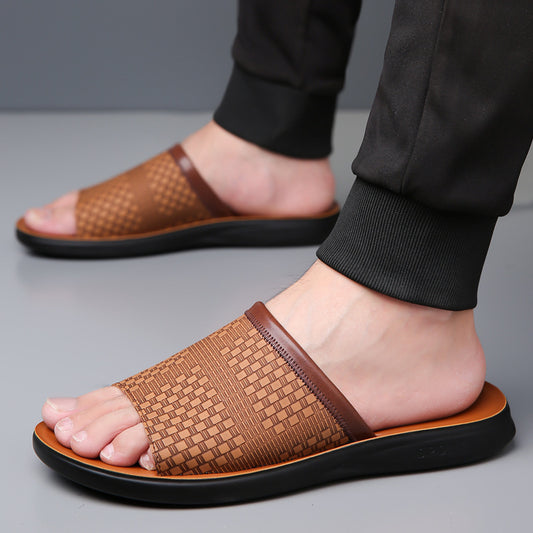 Men's Simplicity Fashionable All-match Breathable Slippers