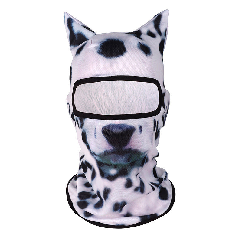 Summer Sun Protection Outdoor Mask 3D Animal Pattern