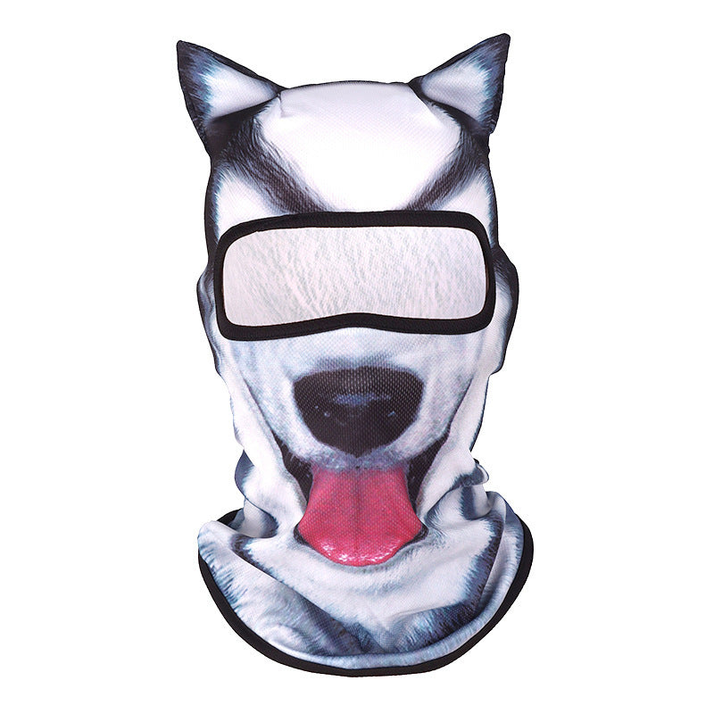 Summer Sun Protection Outdoor Mask 3D Animal Pattern