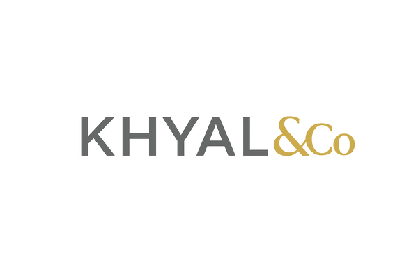 KHYAL&Co Logo with Gold &Co